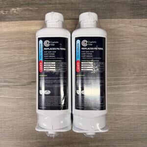 2X Crystala CF17 Refrigerator Water Filter Samsung DA9717376B HAFQIN DA9708006C